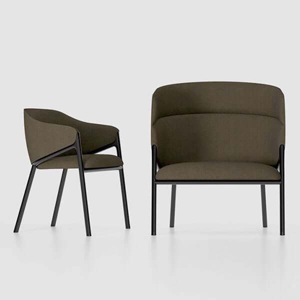 Hammer | Low or High Back Armchair