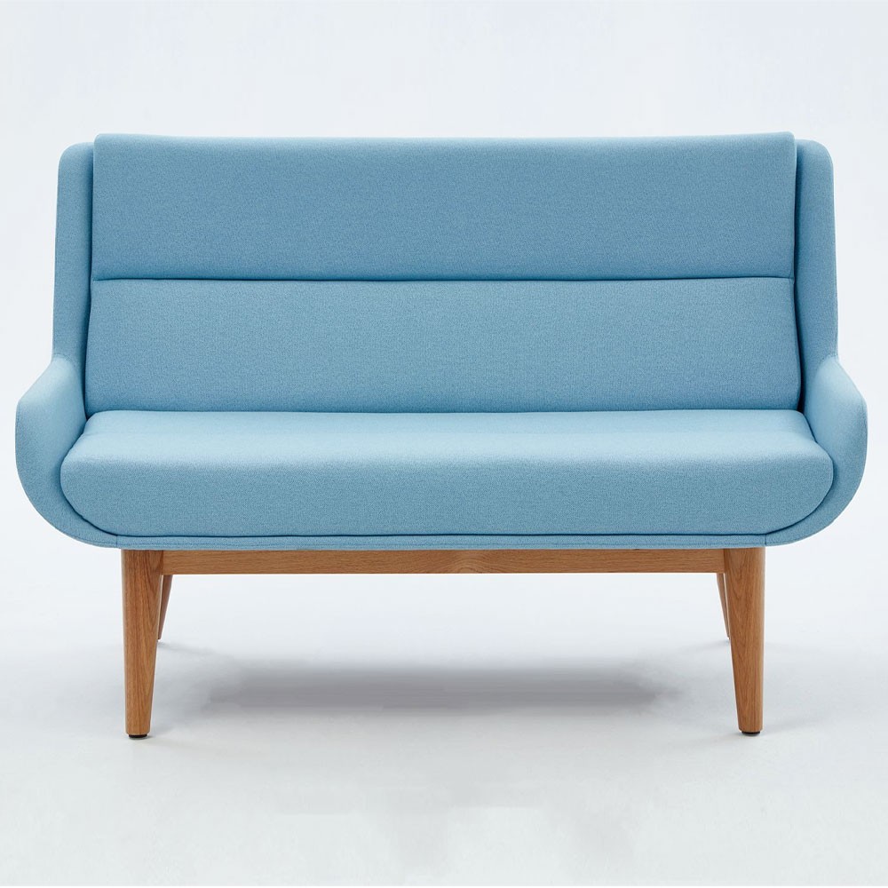 Hush Low Sofa w/ Wood Base