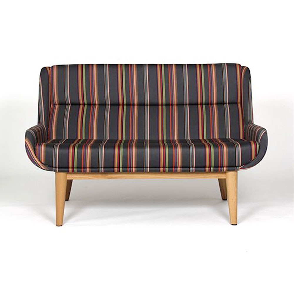 Hush Low Sofa w/ Wood Base