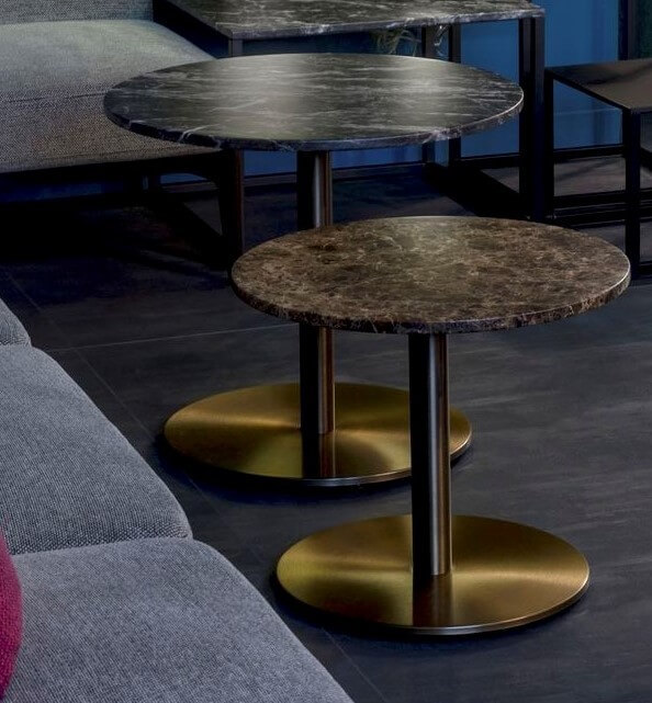 Inox side table base only