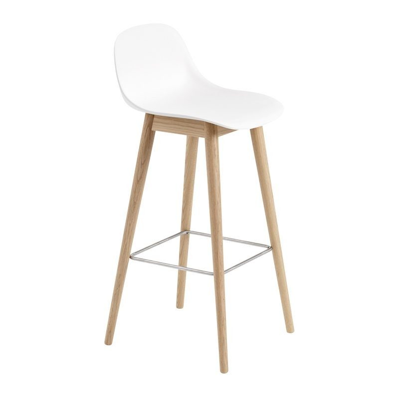 Fiber Barstool - Wood Base