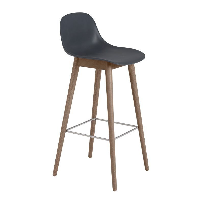 Fiber Barstool - Wood Base