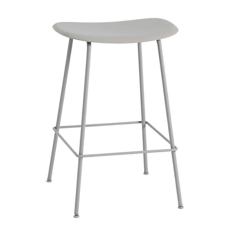 Fiber Counter Stool w/o Backrest - Tube Base