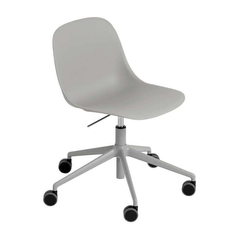 Fiber Side Chair - Swivel Base w/ Gas Lift + Castors