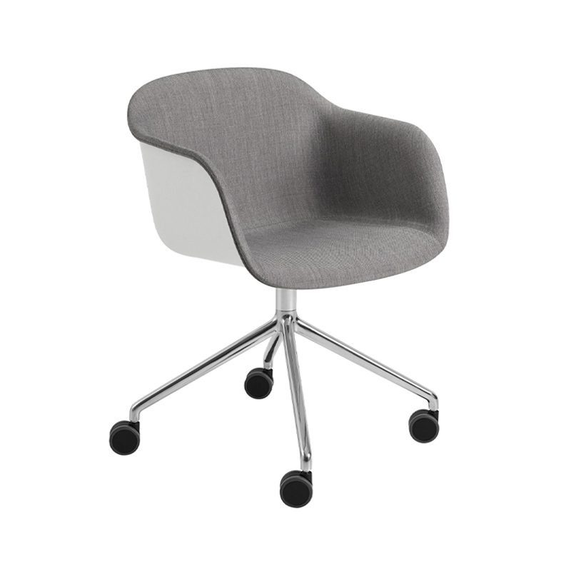 Fiber Armchair - Swivel Base w/ Castors