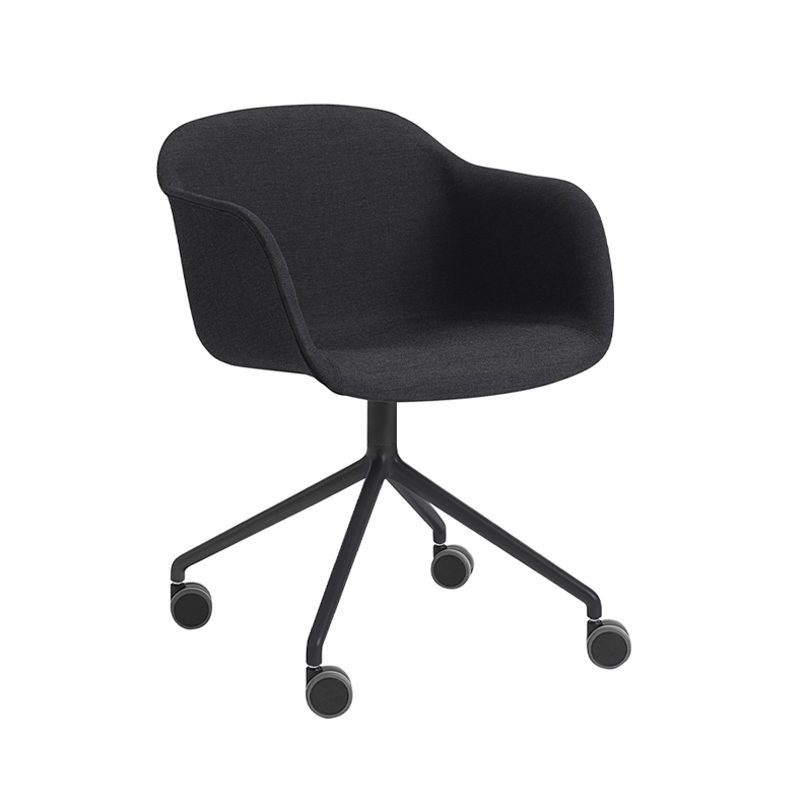 Fiber Armchair - Swivel Base w/ Castors