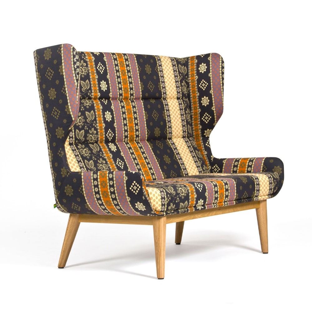 Hush Sofa w/ Wood Base