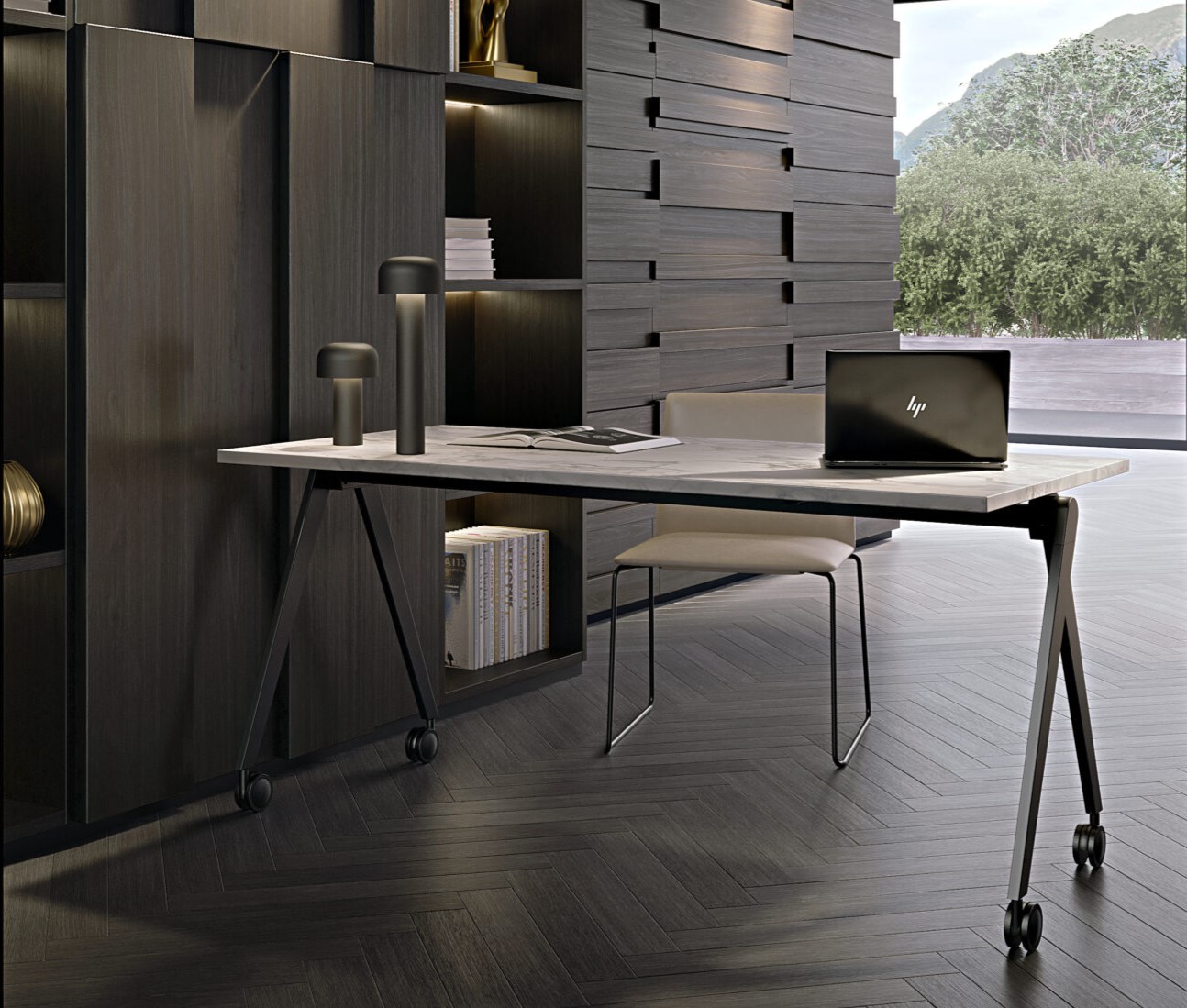 Compasso Folding Table