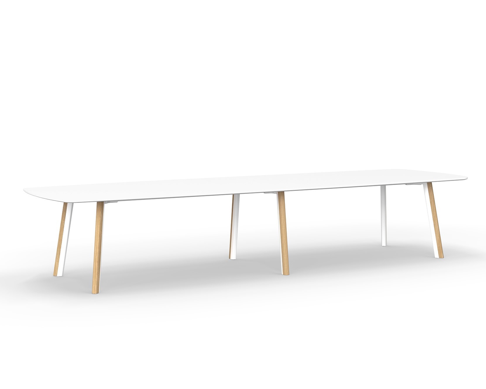 Metro II Multi-Part Tabletop  |  Double Leg Profile
