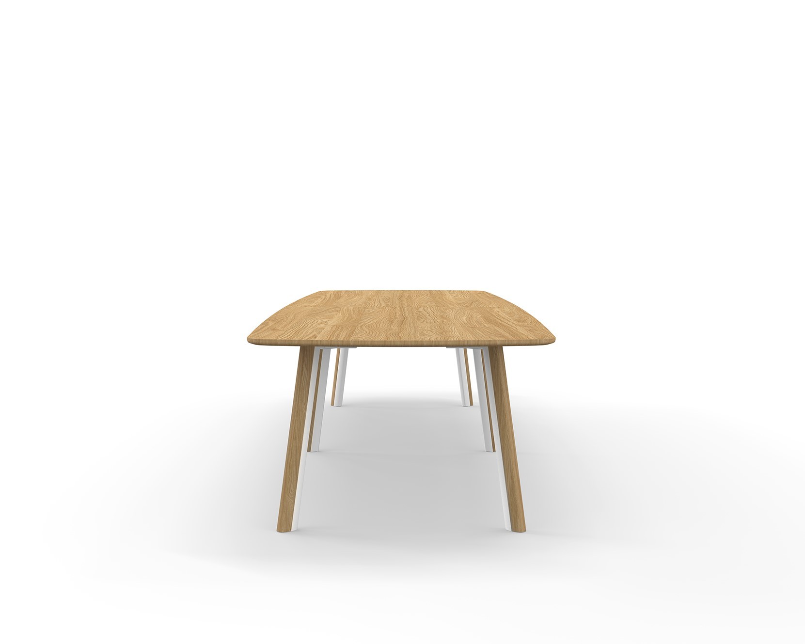 Metro II Multi-Part Tabletop  |  Double Leg Profile