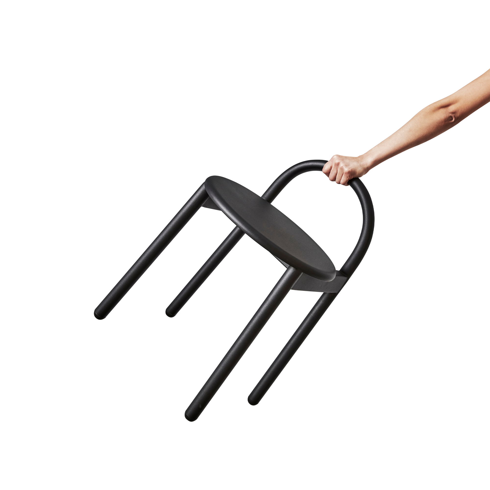 Bobby Low Stool  |  Metal