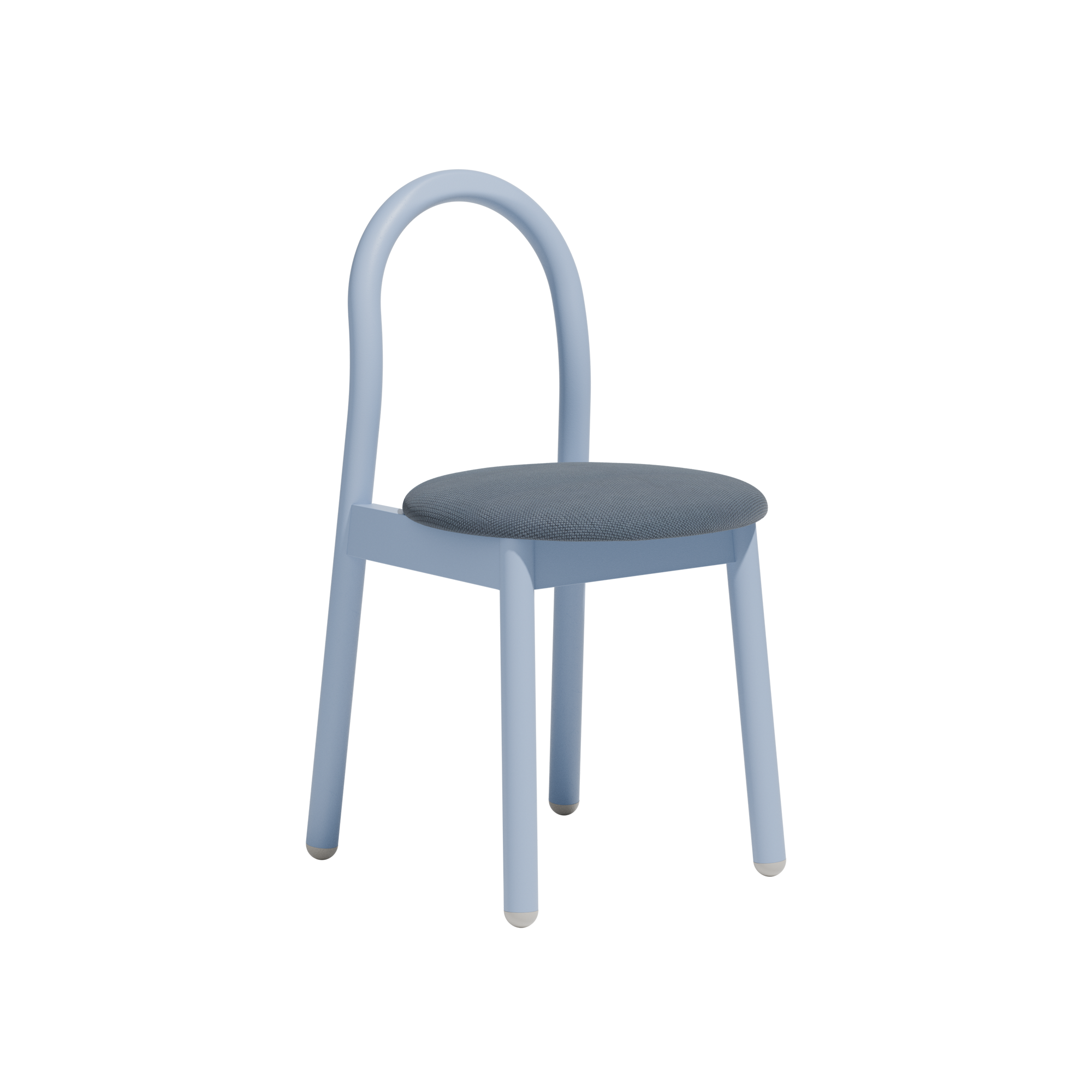 Bobby Chair  |  Metal Upholstered