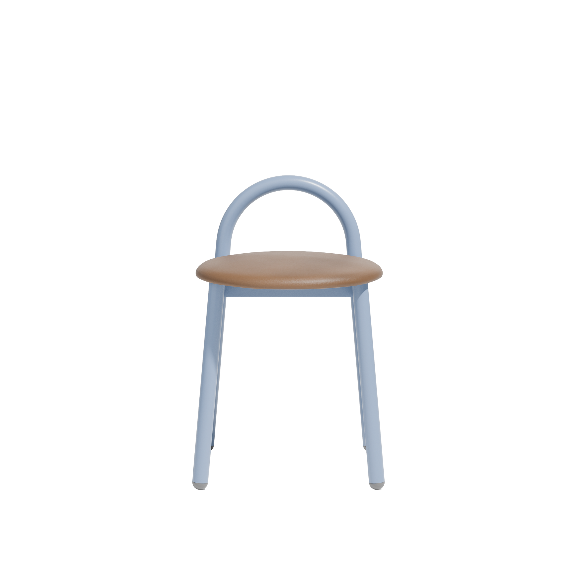 Bobby Low Stool | Metal Upholstered