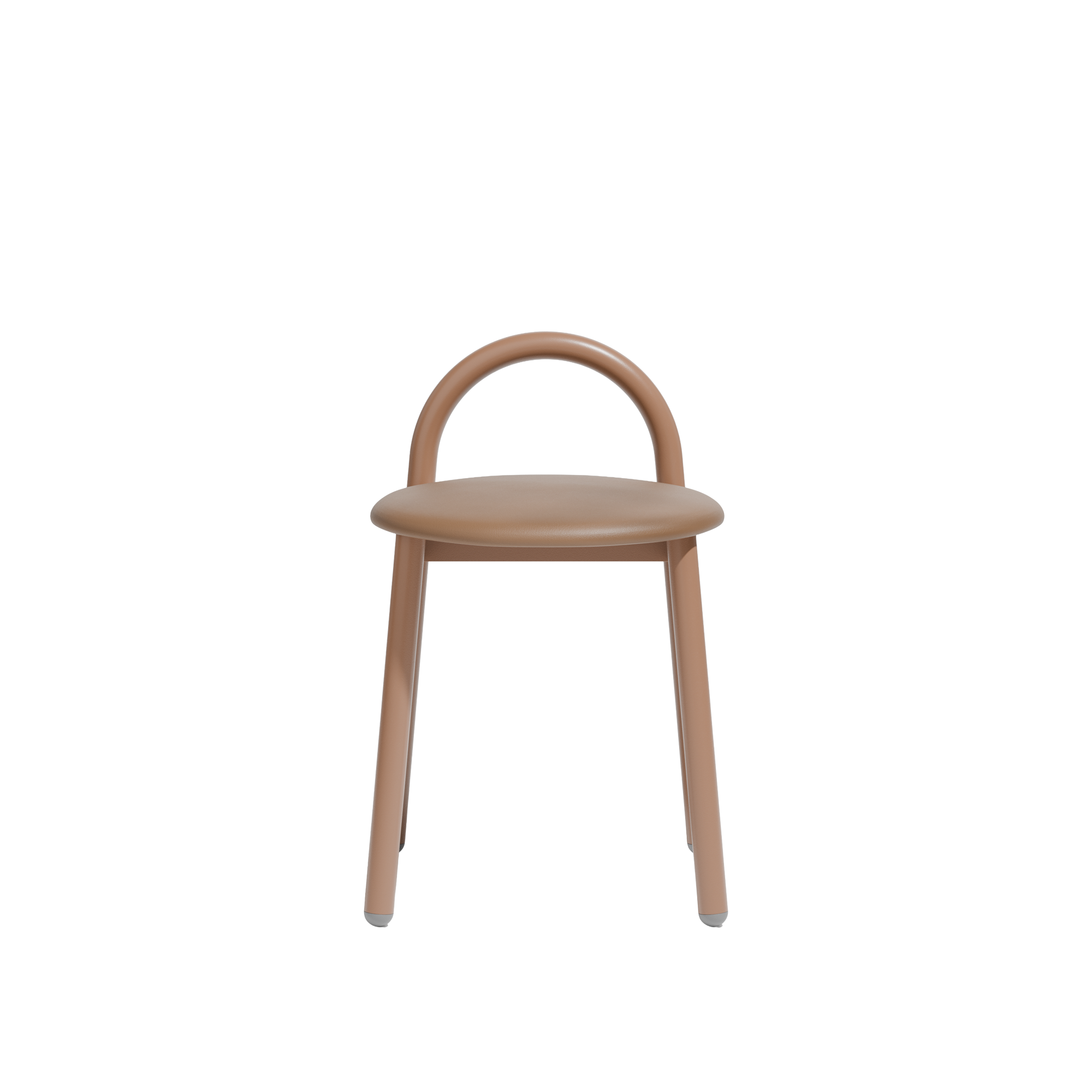 Bobby Low Stool | Metal Upholstered
