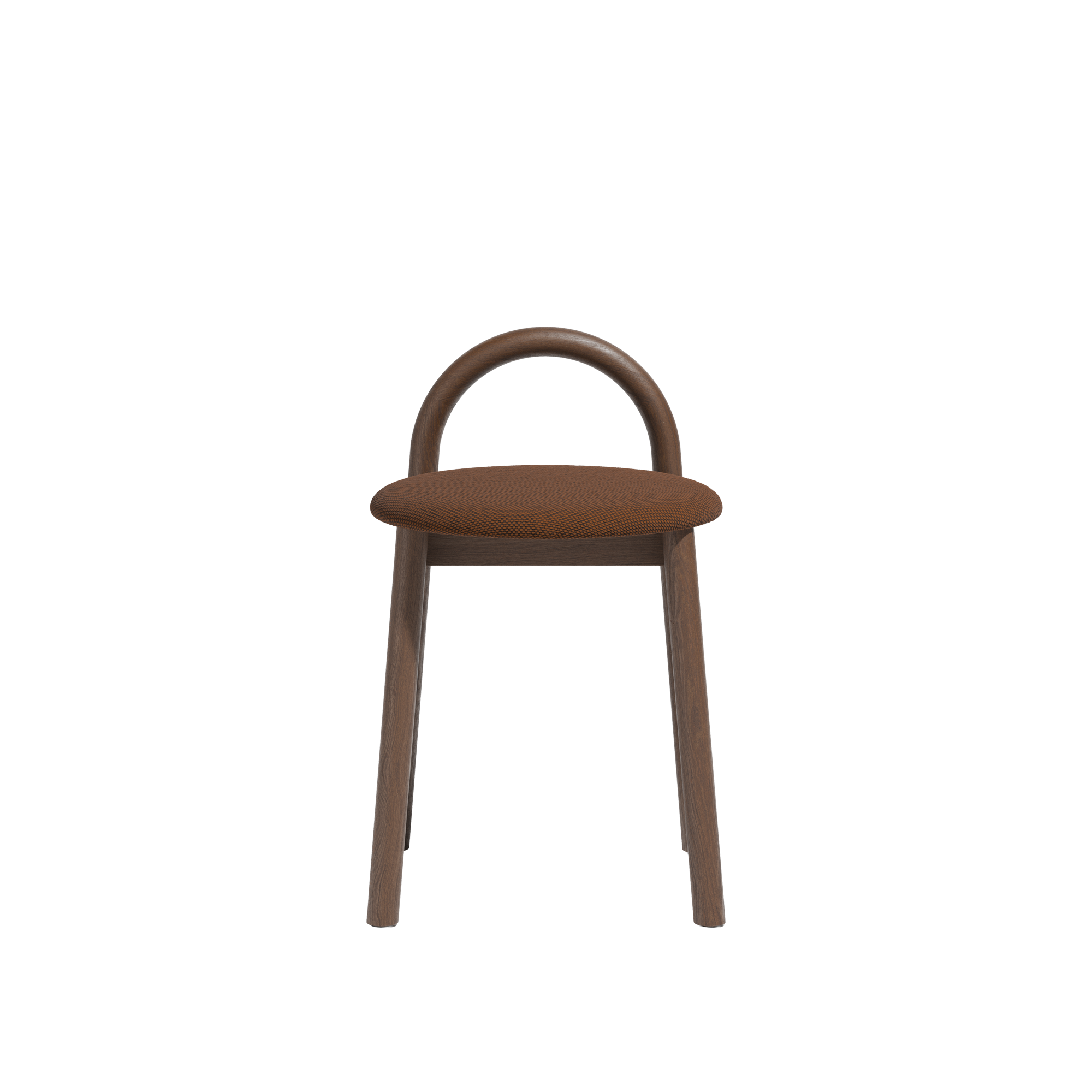 Bobby Low Stool  |  Timber Upholsered