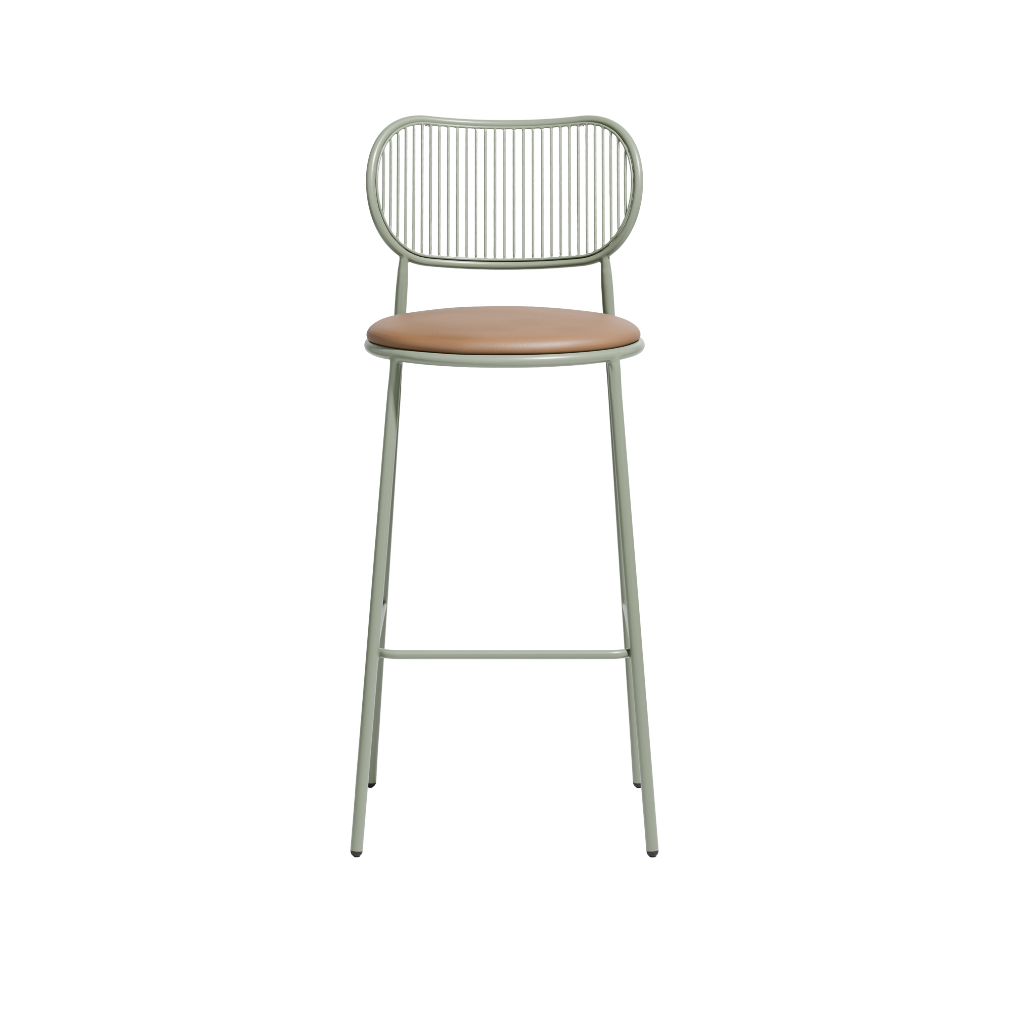 Piper Stool  |  With Back Upholstered