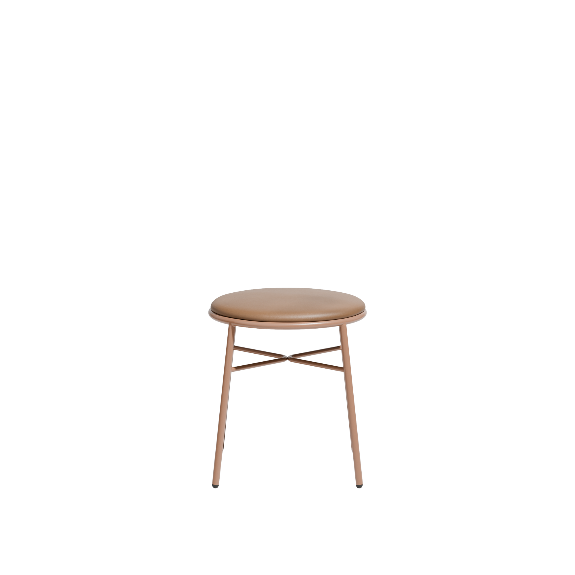 Piper Low Stool  |  Upholstered