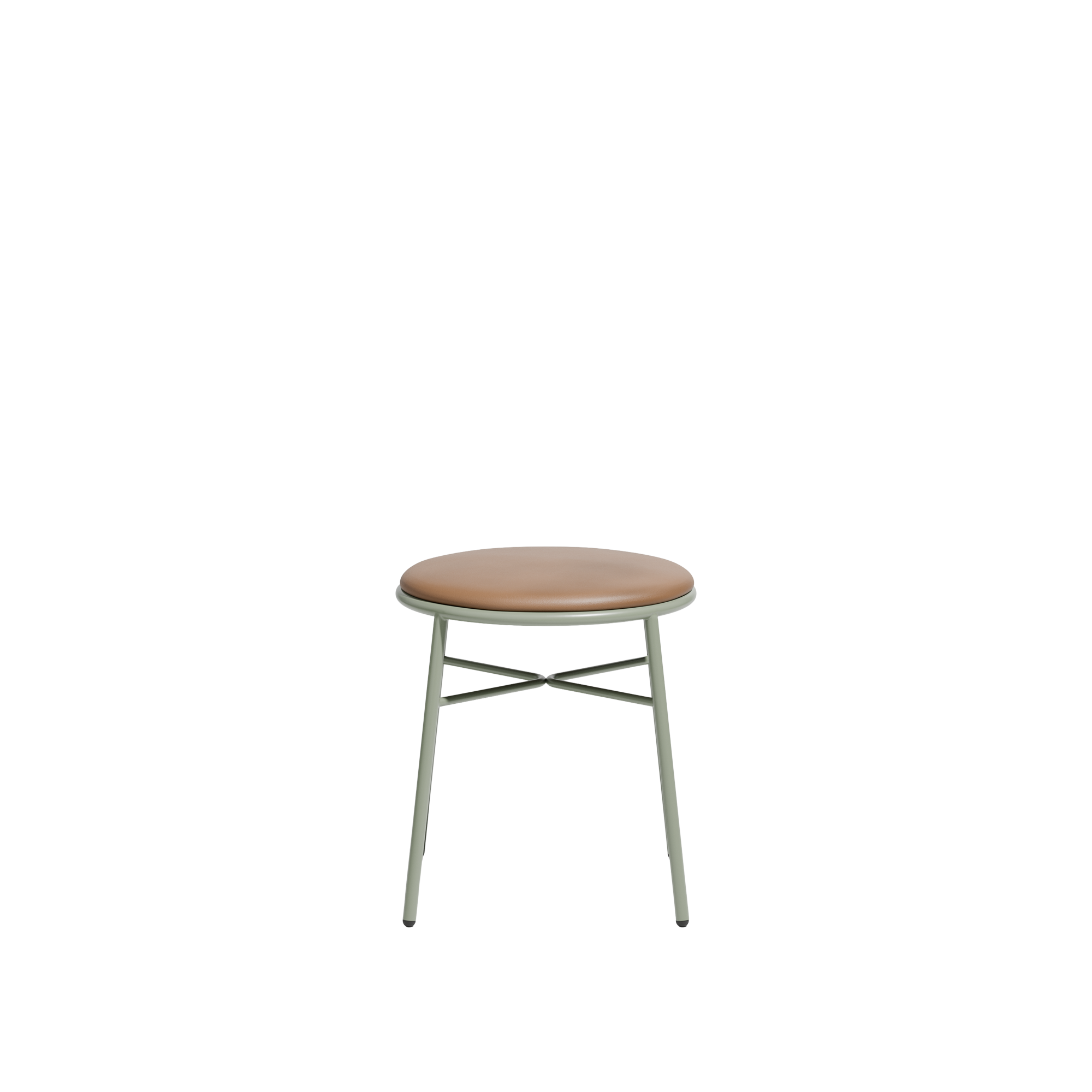 Piper Low Stool | Upholstered