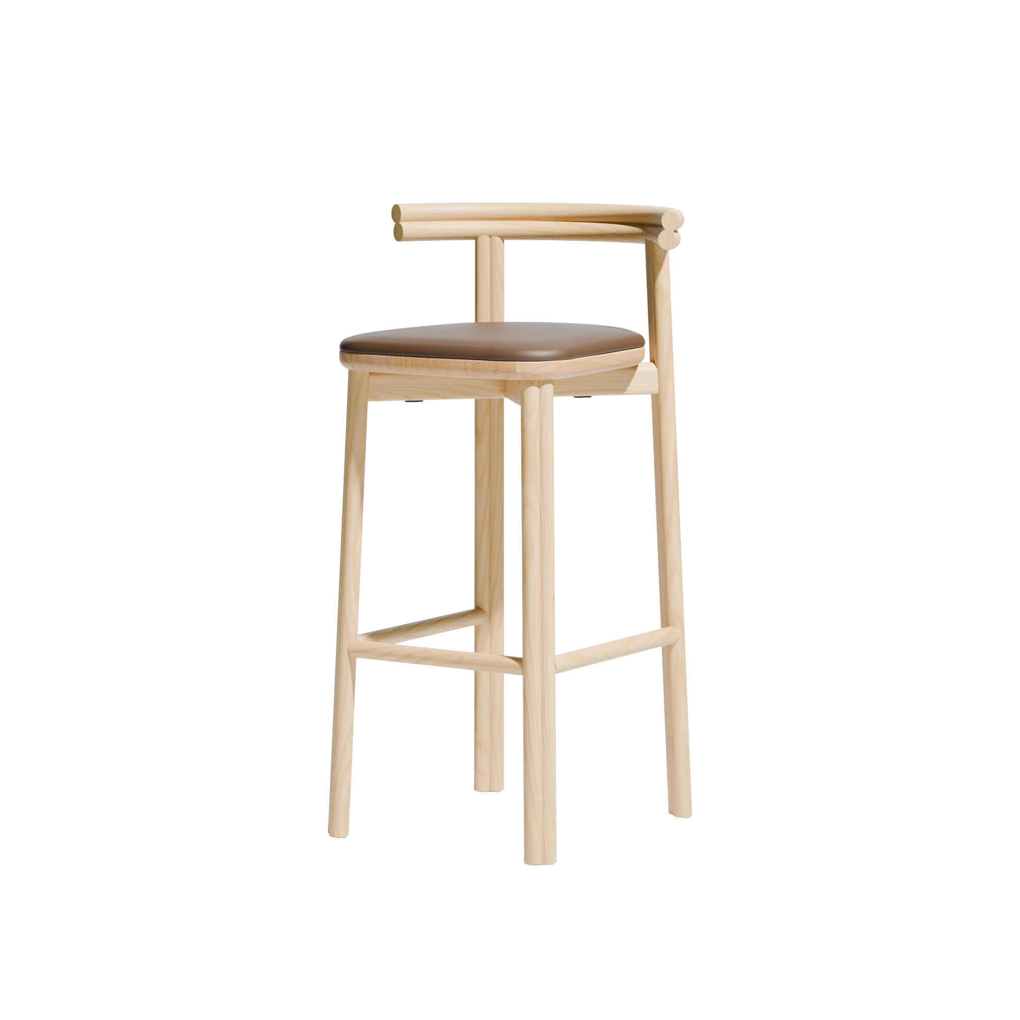 Twill Stool | Timber Upholstered