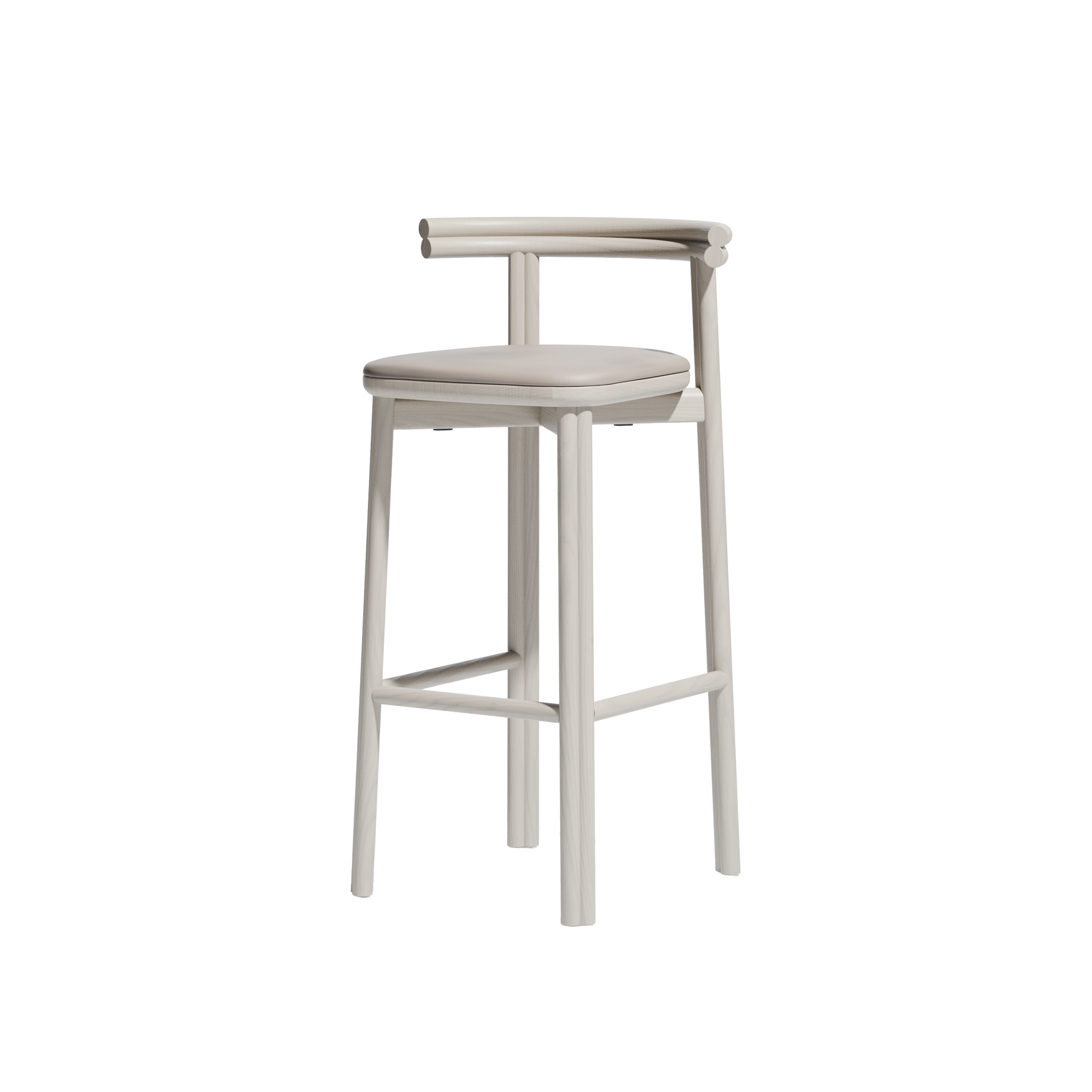 Twill Stool | Timber Upholstered