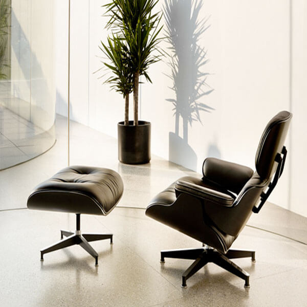 Eames® Chair and Ottoman