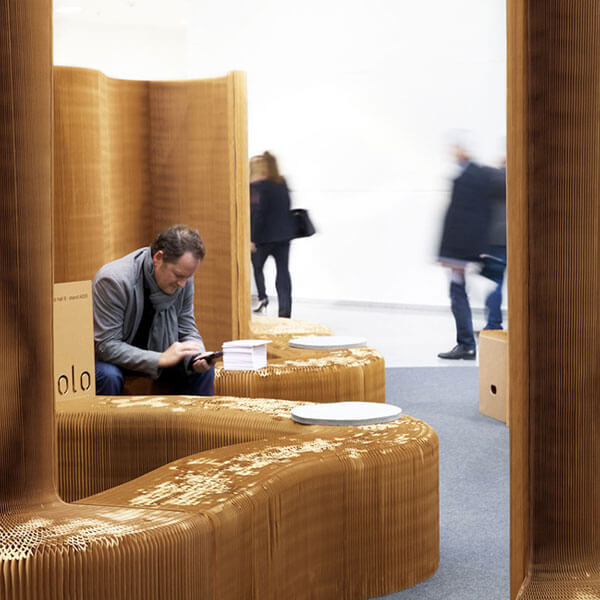 Benchwall - Folding Partition + Seating