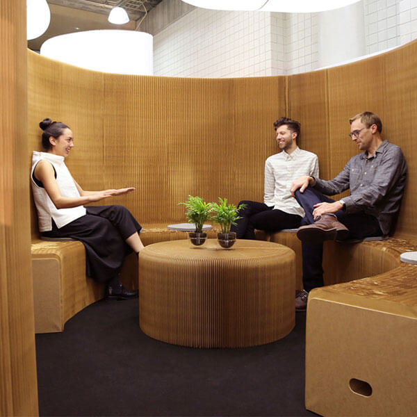 Benchwall - Folding Partition + Seating