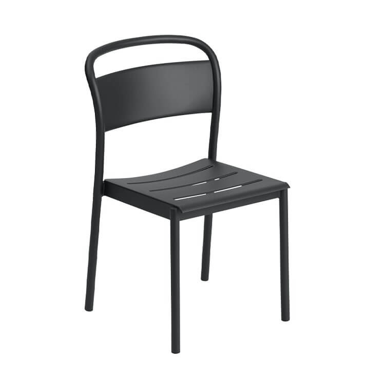 Linear Steel Side Chair