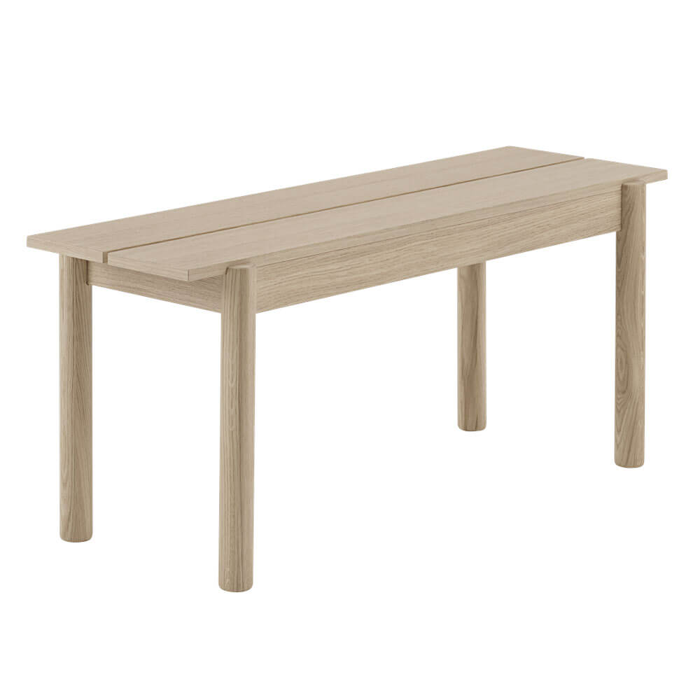 Linear Wood Bench