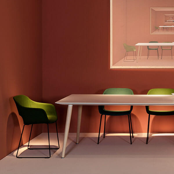 Babila 2746 Sled Upholstered